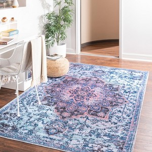 Unique Loom Renaissance Roma Border Washable Indoor Flatweave Woven Area Rug - 1 of 4