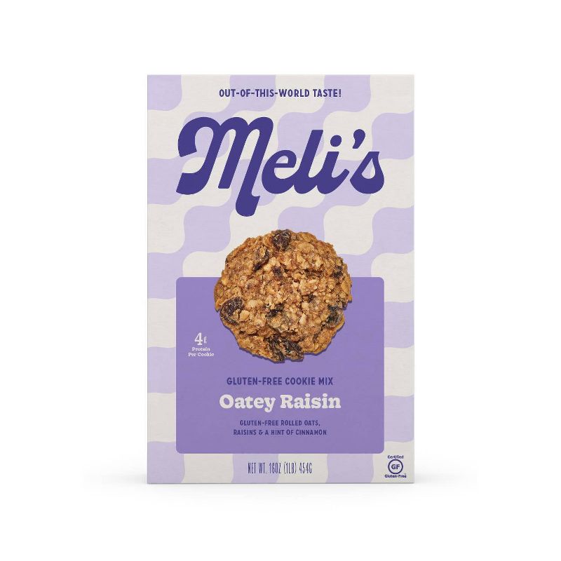 Meli&#39;s Oatey Raisin Gluten Free Cookie Mix - 1lb, 1 of 7