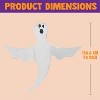 Joyfy Halloween Tree Wrap Ghost Decoration, 53'' Bendable Tree Wrap Ghost Prop, Scary Party Gifts Decor, Porch Yard Garden Tree Holiday Supplies - 4 of 4