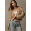 Coolmee Women's Cardigan Bolero Shrugs for Evening Dress Long Sleeve Lightweight Cropped Open Front Casual Knit Top - 2 of 2
