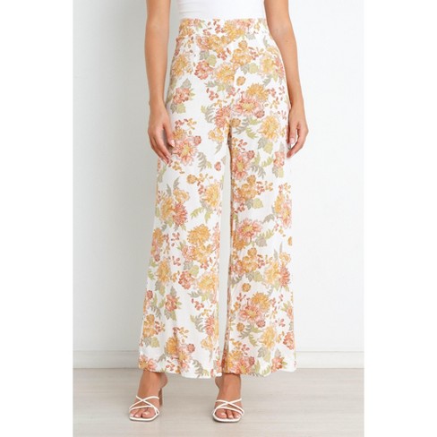 Petal And Pup Gimmie Pants - Cream Floral 2 : Target