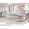 SinCiDo Farmhouse 7 Drawer Dresser, 54" Wide Wood Bedroom Furniture w/ Natural Texture & Metal Handles for Living Room, Hallway - 3 of 4