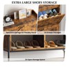 Shoe Organizer Cabinet with 2 Drawers - Freestanding Narrow Design for Entryway - Hidden Storage with Metal Legs - 4 of 4