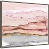 28" x 23" The Vineyard I Blush by Chris Paschke Framed Canvas - Amanti Art: Modern Lithograph Wall Decor - 2 of 4