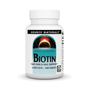 Biotin 5000 mcg by Source Naturals, Inc.  -  200 Tablet - 1 of 3