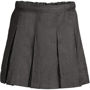 Lands' End Lands' End School Uniform Kids Solid Box Pleat Skirt Top of Knee - 1 of 2