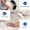 Abstract Runner Rug, Washable Stain Resistant Carpet with Non-Slip Backing, Low Pile Floor Cover for Kitchen Hallway Laundry Bedroom - 3 of 4