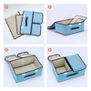 REGALWOVEN Collapsible Fabric Storage Bin with Handle and Lid for Shelves Closet - 3 of 4