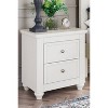 Grantoni Nightstand White - Signature Design by Ashley: Equipped with USB Ports, Storage Compartments - 2 of 4
