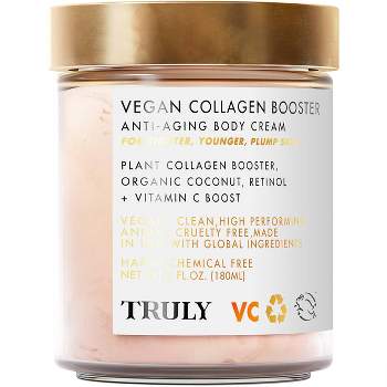 TRULY Women's Vegan Collagen Booster Anti Aging Body Cream - 6 fl oz - Ulta Beauty