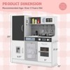 Safstar Play Kitchen Toy Set w/ Chalkboard Oven Sink Curtain Microwave Water Dispenser - 2 of 4