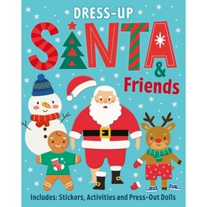 Santa & Friends: Dress-Up Sticker Book - (Paperback) - 1 of 1