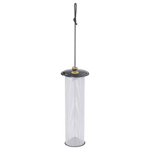 Birds Choice 11" Modern Farmhouse Finch Feeder Bird House White - 1 of 4