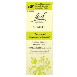 Bach Original Flower Remedies, Clematis, 0.35 fl oz (10 ml) - 1 of 4