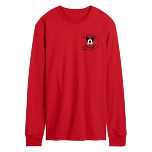 Men's - Disney - Mickey & Friends Long Sleeve Graphic T-Shirt - 1 of 3