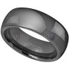 Jewelry Avalanche Mens Gunmetal Tungsten Carbide Wedding Band, Comfort-fit, Classic Dome, 8mm - 2 of 3