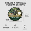 Holiday Bright Lights Twinkling Cluster LED Rice Light Reel, 20 Foot Long 768 Lights for Indoor/Outdoor Christmas Decoration, Pure White - 3 of 4