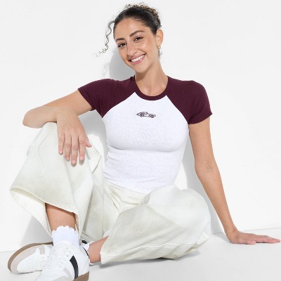 Women's Short Sleeve Roundneck T-Shirt Wild Fable™