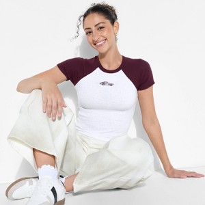 Women's Short Sleeve Roundneck T-Shirt Wild Fable™ - 1 of 4