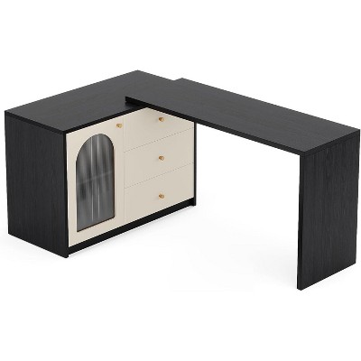 Tribesigns L-Shaped Reversible Computer Desk