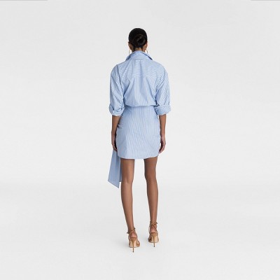 KBB by KAHLANA Women’s Long Sleeve ‘The Tie Waist Shirtdress’ – Light