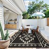 Lahome Pattern Series Outdoor Plastic Straw Rug-Waterproof Reversible Mat for Patio, Backyard, Camping, RV Awning - 4 of 4
