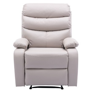 Hzlagm Everglade 30.2 in. W Technical Leather Upholstered 3 Position Manual Standard Recliner - 1 of 4