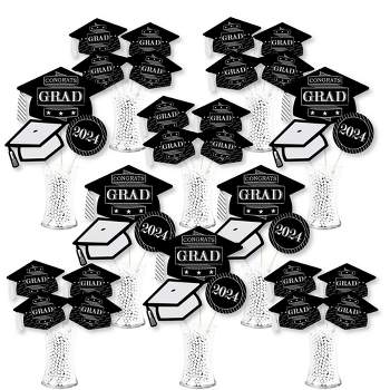Big Dot Of Happiness Hello College Graduation Party Centerpieces - 4x6  Picture Display - Paper Photo Frames - Set Of 12 : Target