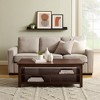 Transitional Grooved Coffee Table with Shelf - Saracina Home - image 4 of 4