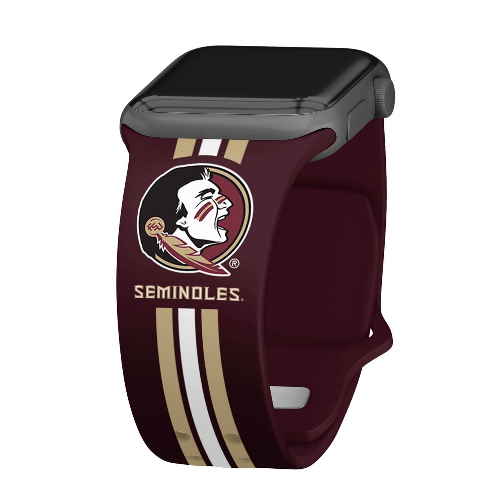 NCAA Florida State Seminoles Wordmark HD Apple Watch Band - 38/40/41mm Long