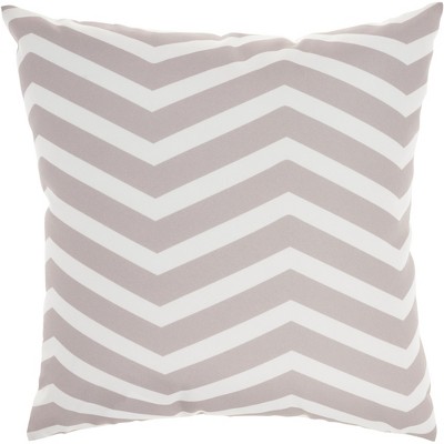 Sunny Aloha 20" Square Natural Polyester Outdoor Throw Pillow