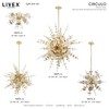 Livex Lighting Circulo 4 - Light Flush Mount in  Satin Brass - 2 of 4