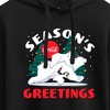 Women's - Coca-Cola - Seasons Greetings Polar Bears Cropped Graphic Hoodie - 2 of 3