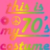 Women's Design By Humans This Is My 70s Costume Funny 70s Show Halloween 1970s Gifts 70s By dogsandhugs Racerback Tank Top - 2 of 3