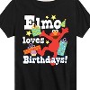 Boys' - Sesame Street - Elmo Loves B Days Short Sleeve Graphic T-Shirt - 2 of 4
