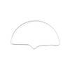 Unique Bargains Pastry Cutter Christmas Hat-Shaped Dishwasher Safe Stainless Steel Silver Tone 1Pcs - 4 of 4