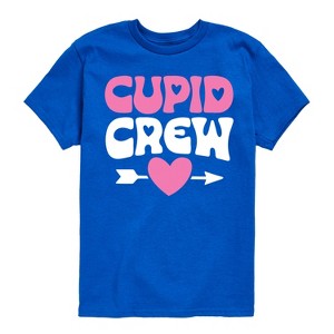 Boys' - Instant Message - Valentine's Day Cupid Crew Short Sleeve Graphic T-Shirt - 1 of 4