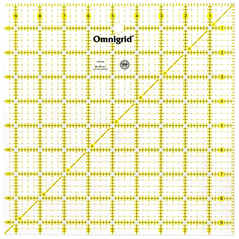 Photos - Accessory Omnigrid 9-1/2" x 9-1/2" Square Quilting and Sewing Ruler