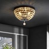 Bolson 3 Light 15" Flush Mount - FLU4099 - Bronze/Natural - Safavieh - 4 of 4