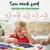 Bryte Jungle Animals Sewing Kit for Kids: A Fun DIY Arts & Crafts Experience with 5 Pre-Cut Felt Animals & More - For Age 7+ - 4 of 4
