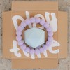 Dexypaws: Chew Master: Ring & Geometric Kong - Lilac & Sky Blue - 2pc Dog Toys - 4 of 4