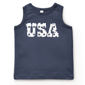 The Juniper Shop USA Distressed Stars Youth Tank Top - 1 of 4