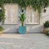Wooakway 16" Dia Outdoor Indoor Ceramic Planter Pot Decorative Planter with Drainage Hole Patio Flower Pot - 2 of 4