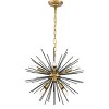Elegant Lighting Timber 8 light Brass and Black pendant - 4 of 4