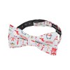 Jacob Alexander Men's Merry Christmas Santa Claus and Friends Traditional Freestyle Self-Tie Bow Tie - 2 of 3