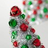 8.25"H & 12.75"H Sullivans Christmas Jingle Bell Tabletop Tree Set of 2  Multicolor - 2 of 4