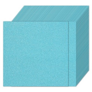 Unique Bargains 250gsm Cardstock DIY Craft Glitter Paper Sheets 20 Pcs - 1 of 4
