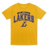 NBA Los Angeles Lakers Toddler 2pk Gray T-Shirt Set - 3 of 3