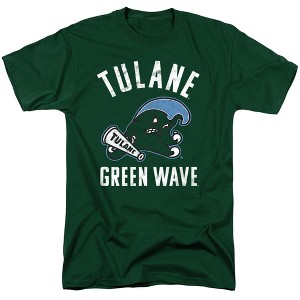 Men's Tulane University Official Green Wave Logo T-Shirt - 1 of 4