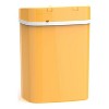 LunaLulinlk 3.2 Gallon Trash Can, Plastic Touchless Bathroom Trash Can, Yellow - 2 of 4